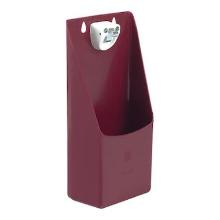 Plastic bottle opener with collection tray wall model burgundy product photo