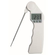 Louis Tellier digitale kern-thermometer inklapbaar 11.5 cm -50/+300°C wit Productfoto