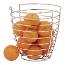 Fruit basket chrome-plated product photo