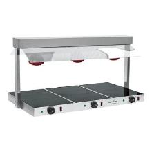 Caterchef RVS warmhoudplaat met brug 3x250W 3/1GN Productfoto