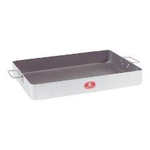 Pujadas aluminium roasting pan non-stick with movable side handles 40x30x6.5 cm 6.3L product photo