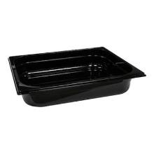CaterChef kunststof gastronormbak PC 1/2GN 32.5x26.5x6.5 cm 3.9L zwart Productfoto