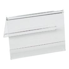 Plexiglass menu stand 10x7.5x6 cm transparent photo du produit