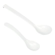 Waca melamine salade/dressinglepel 24 cm wit Productfoto