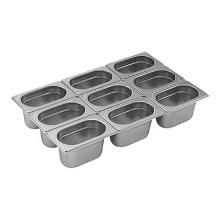 CaterChef RVS gastronormbak Heavy Duty 1/9 GN 17.6x10.8x6.5 cm 50 cl Productfoto