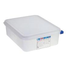 Araven PP food container 1/2GN with lid + clip 10x32.5x26.5 cm 6.5L transparent product photo