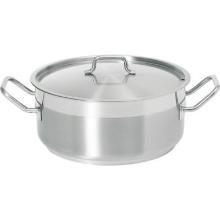 Hendi stainless steel cooking pot low with lid ø16x7.5 cm 1.5L product photo