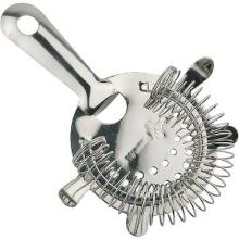 RVS barzeef/Cocktail strainer 10x15 cm Productfoto
