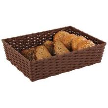 Basket Wicker-Look PP39.5x29.5x10 cm brown product photo