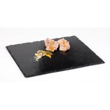 Natural slate tray 32.5x26.5 cm black product photo