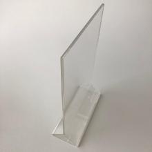 Acrylic menu stand A5 15x21 cm with swing base product photo