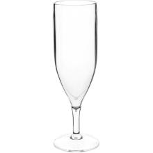Reusable champagne glass PET‑G 170 ml BPA free transparent product photo
