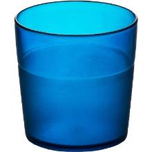Reusable plastic frost glass PC 17 cl blue product photo