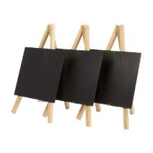 Table chalkboard beech set of 3 pcs black/brown product photo