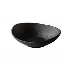 Oyster crockery plate 25x23.5x5.5 cm black product photo