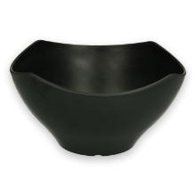 Melamine kom Zen vierkant 28x28x14.7 cm zwart Productfoto
