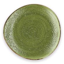 Jersey porseleinen bord driehoekig 27 cm groen Productfoto