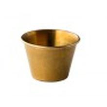 Stainless steel ramekin ø 6.2 cm 8 cl gold product photo