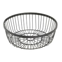 Wire basket round 20.3x7 cm black steel product photo