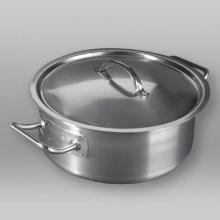 Grocier RVS kookpan laag zonder deksel ø 24x10.5 cm 4.25L Productfoto