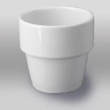 Grocier porseleinen melkbeker Nordika 17 cl wit HK Productfoto