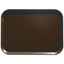 Fiberglass serving tray Camtray Helitherm 46x30 cm brown product photo