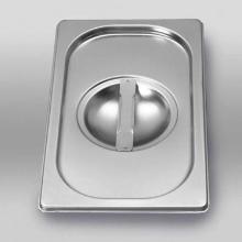 Grocier stainless steel lid with handle for gastronorm container 1/4 GN product photo