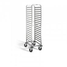 Stainless steel rack trolley 18 shelves 1/1GN or 36 shelves 1/2GN product photo