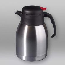 Stainless Steel vacuum jug with print koffie 1.5L 17x17x22.5 cm yellow product photo