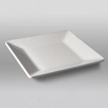 Melamine bord vierkant 21x21 cm wit Productfoto