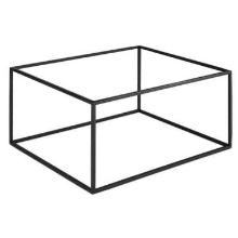 Metalen gastronorm rek 1/2 GN hoog 26.5x32.5x16.2 cm zwart Productfoto