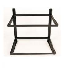 Metalen buffetdisplay met 2 niveaus zwart tbv 1/1 GN veilingkist (excl. kisten) Productfoto