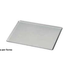 Stainless steel backing tray 40x30x1 cm photo du produit