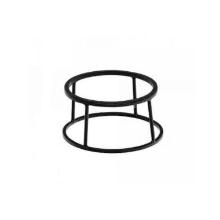 Stainless steel buffet stand ø 22/24x12 cm black product photo