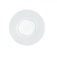 Grocier porcelain plate deep Saturno 29 cm white photo du produit
