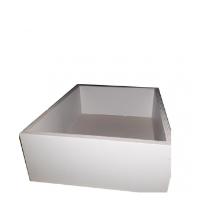 Houten broodbak 1/2 GN 32.5x26.5x10 cm wit Productfoto