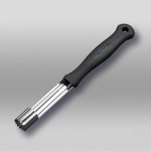 Stainless steel apple drill serrated with plastic handle 18 cm black product photo