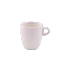 Grocier porseleinen cafe latte kop UniQue 28 cl wit Productfoto