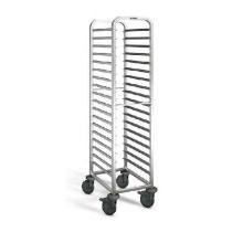 RVS regaalwagen 18 regalen 1/1GN Productfoto