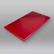 Grocier kunststof snijplank glad 50x30x2 cm rood Productfoto