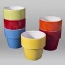 Grocier porcelain milk cup Nordika 17 cl 4x6 colors product photo