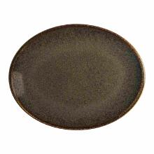 Bonna porseleinen bord Moove Ore Tierra ovaal 28x36 cm bruin Productfoto