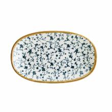 Bonna porcelain plate Gourmet Calif oval 11x19 cm blue/white product photo