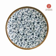 Bonna porseleinen koffie schotel Gourmet Calif met dubbele spiegel ø 16 cm bl/wi Productfoto