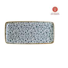 Bonna porcelain plate Moove Calif rectangle 16x34 cm blue/white photo du produit