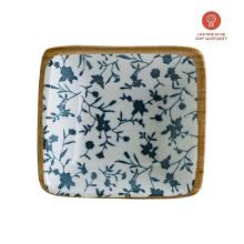 Bonna porcelain bowl Moove Calif square 8x8.5 cm blue/white product photo