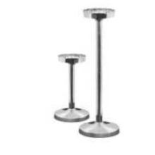 RVS wijnkoeler op standaard ø 18x75 cm zilver Productfoto