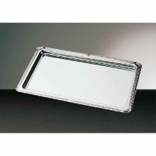 Stainless steel 18/10 serving tray with smooth edge 1/1 GN 32.5x53x1.5 cm silver product photo