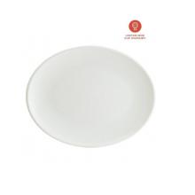 Bonna porseleinen plate Moove Iris oval 36x28 cm off white product photo