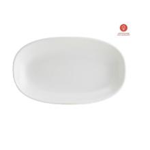 Bonna porseleinen bord Gourmet Iris ovaal 24x14 cm off white Productfoto